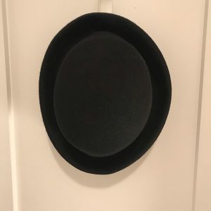 Felt bowler hat.